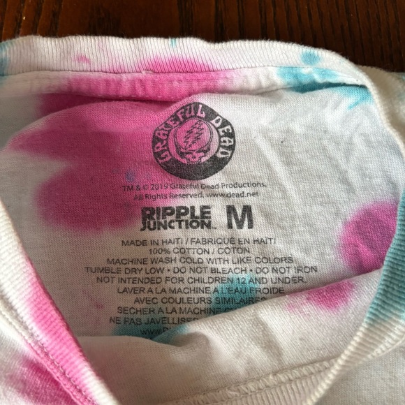 Colorful Tie-Dye Grateful Dead T Shirt size women medium - Picture 4 of 7